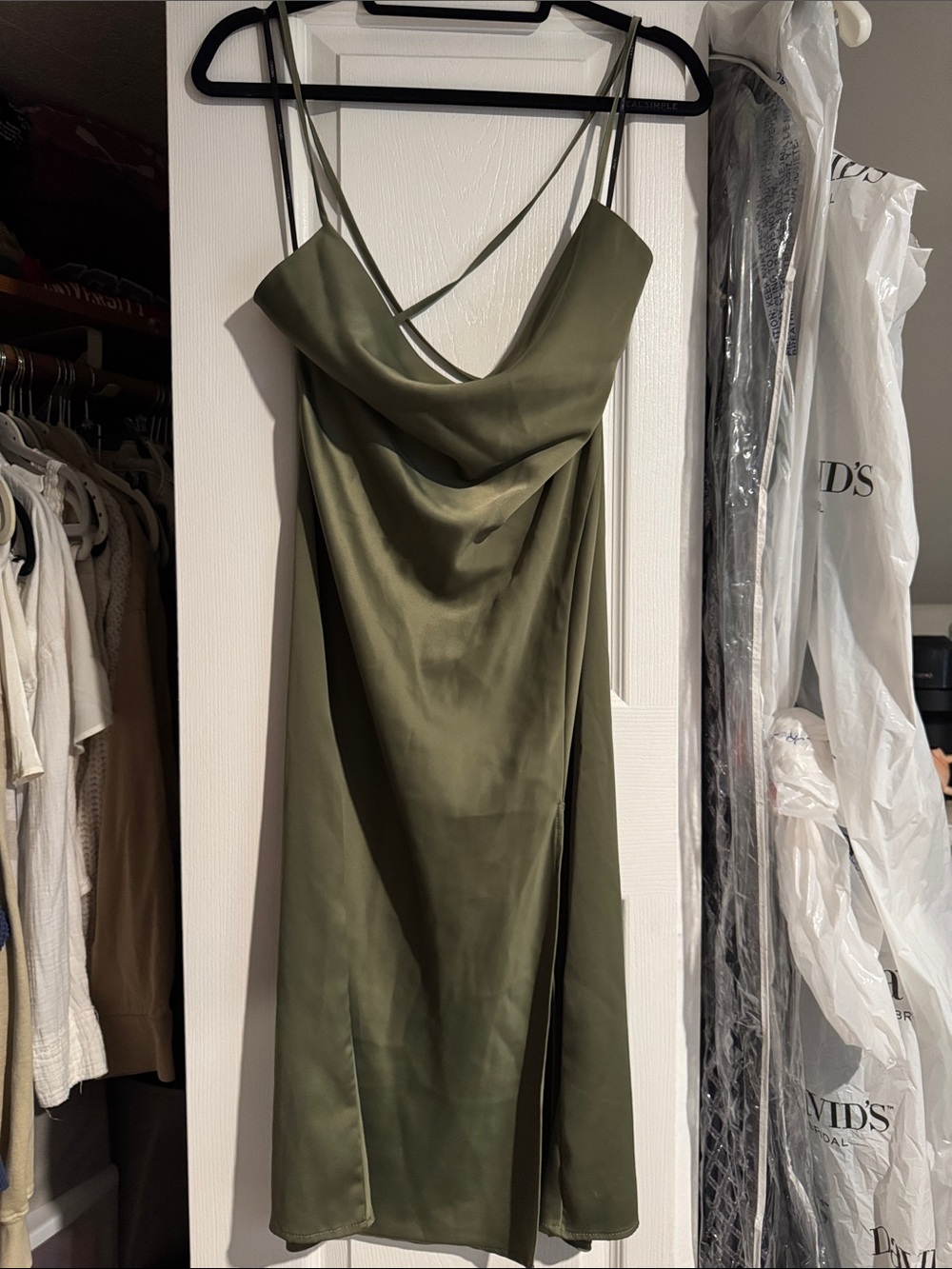 Forever 21 olive green dress
